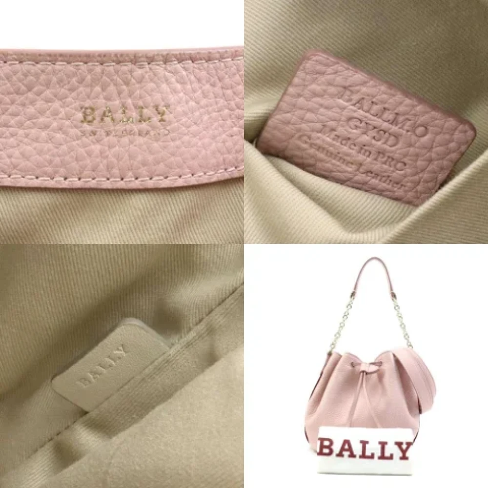 Bally Pre-owned Leather shoulder-bags Pink Dames