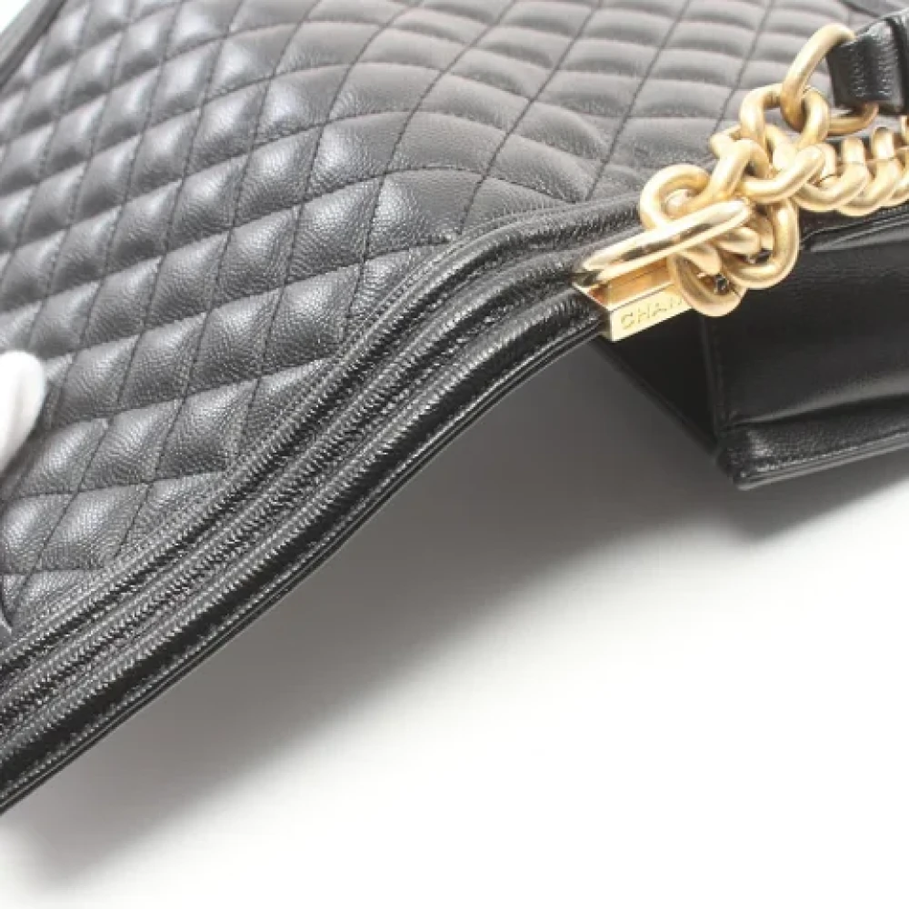 Chanel Vintage Pre-owned Leather chanel-bags Black Dames