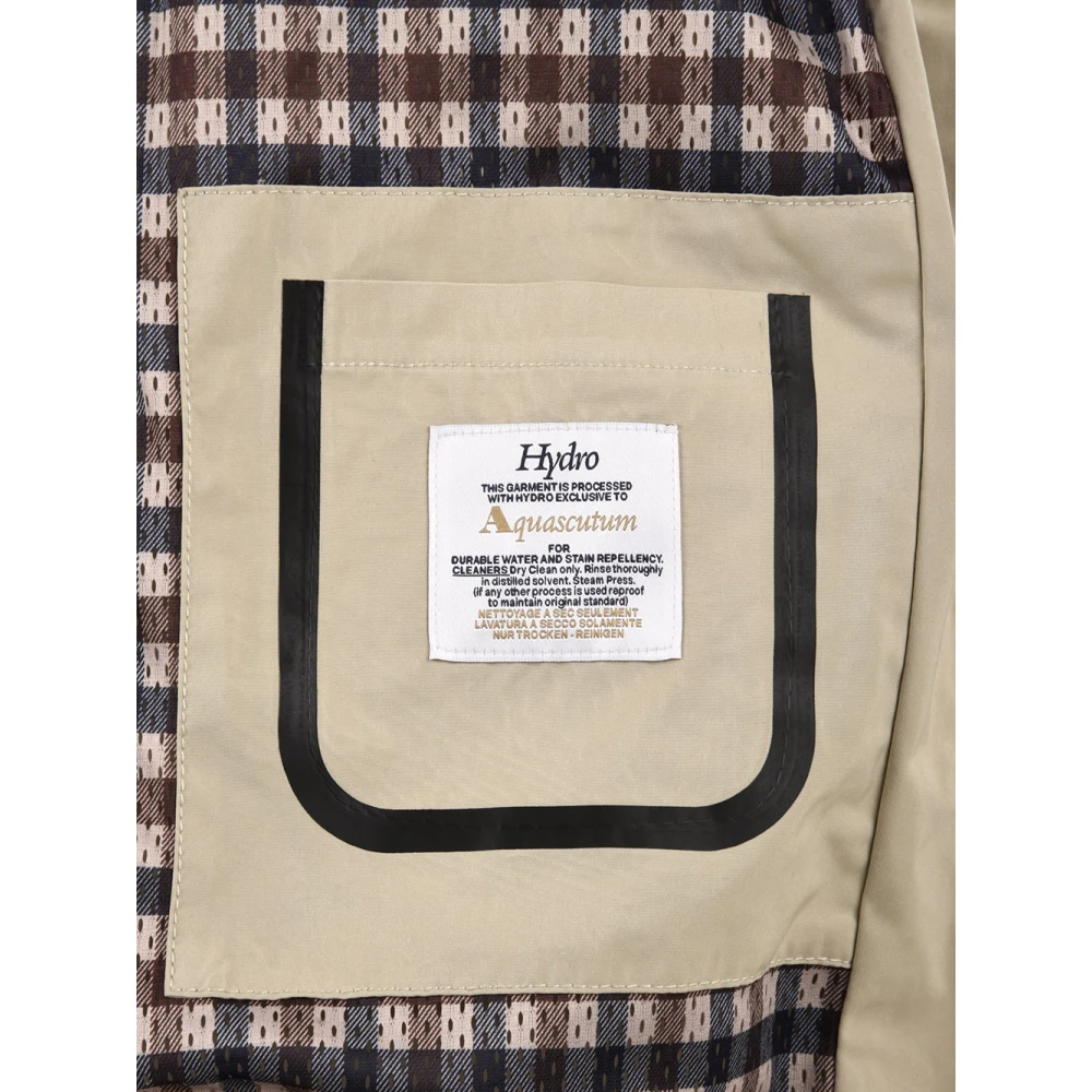 Aquascutum Beige Jas Model B004 Jk007 Beige Heren