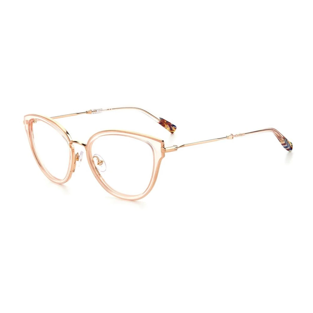 Missoni Women's Brown Glasses, One Size, Pink Dial Metal Frames Watch