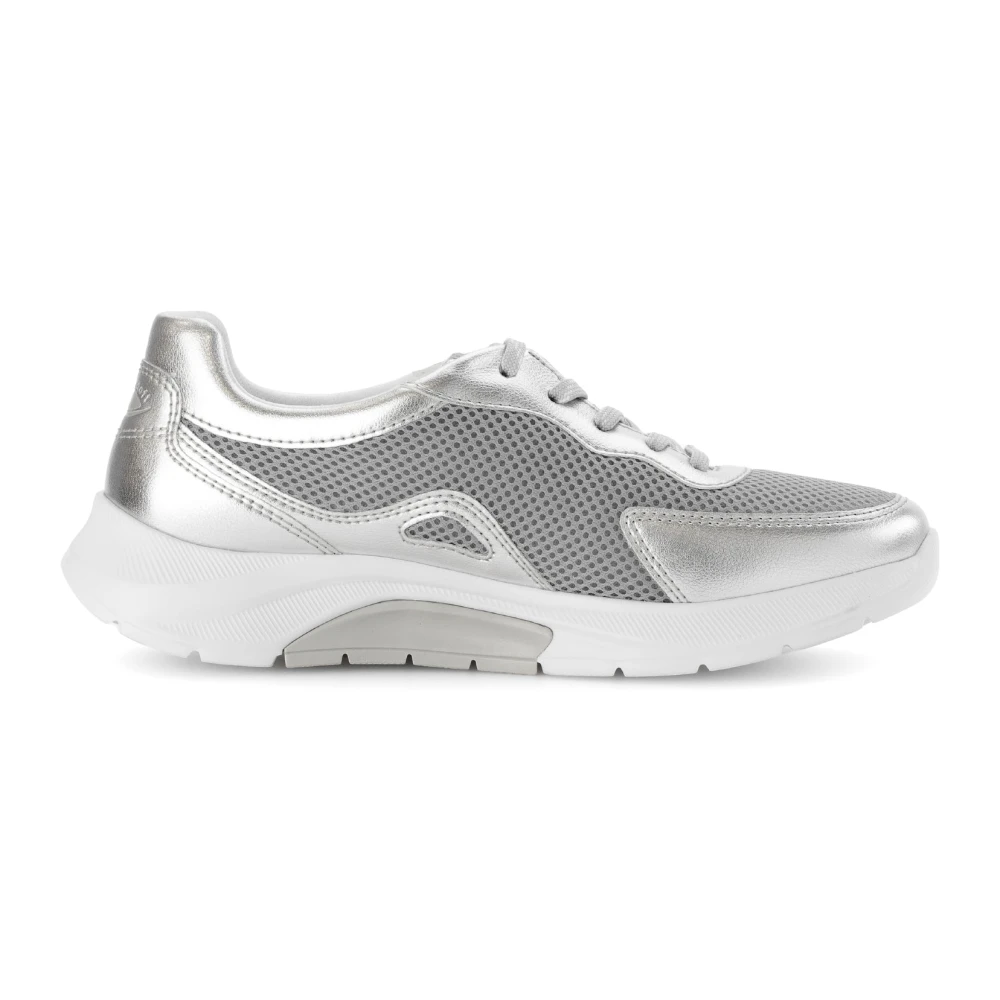 Gabor Zilveren Rollende Sneaker voor Vrouwen Dames Schoenen Grijs