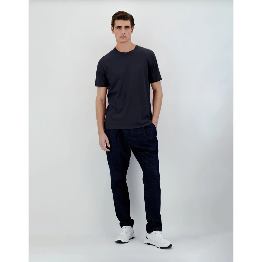 Herno T-Shirts Blue Heren