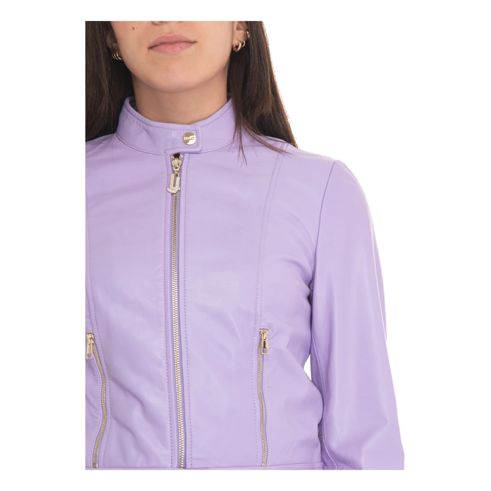 Liu Jo Biker jacket Purple Dames
