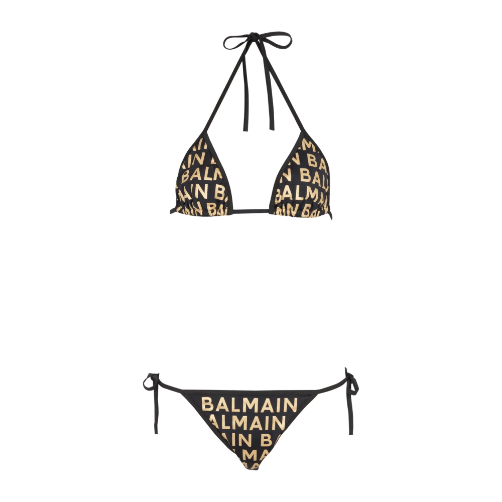 Balmain driehoek bikini Black Dames