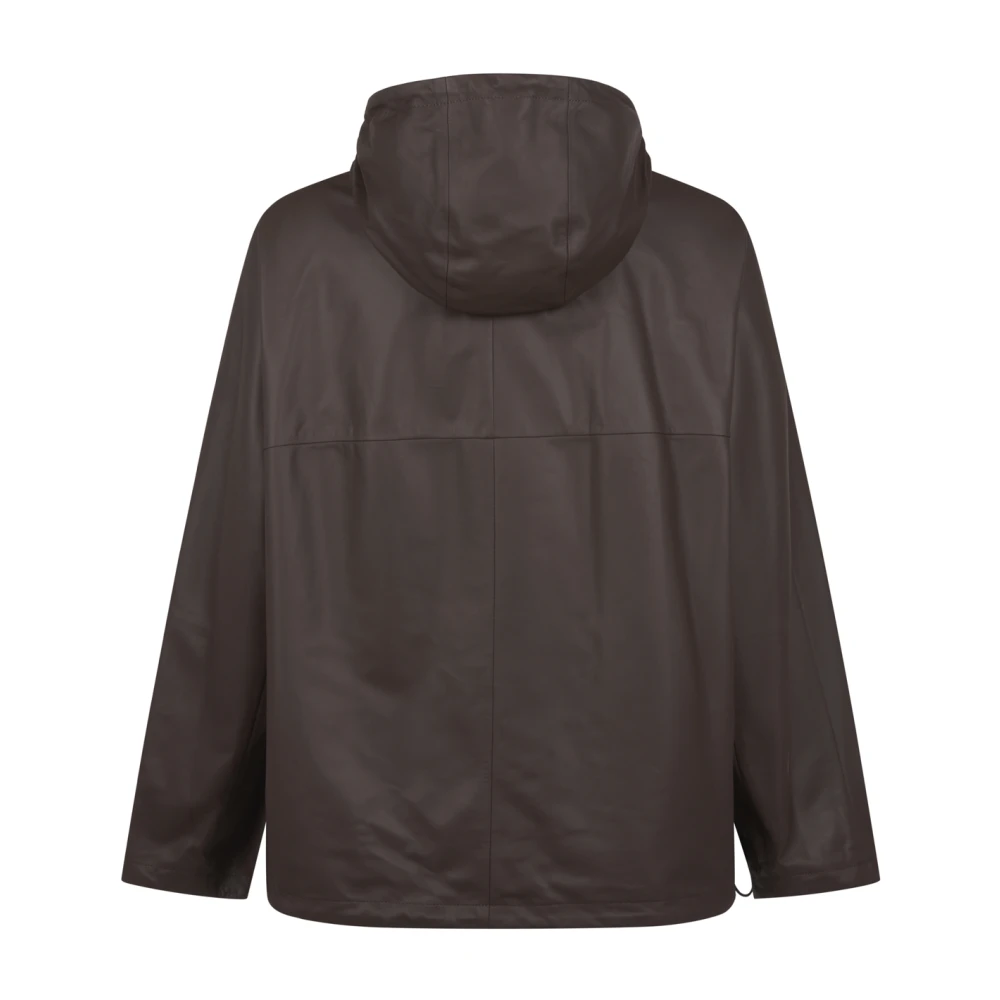 Lanvin Omkeerbare Windbreaker in Napa Mat Green Heren