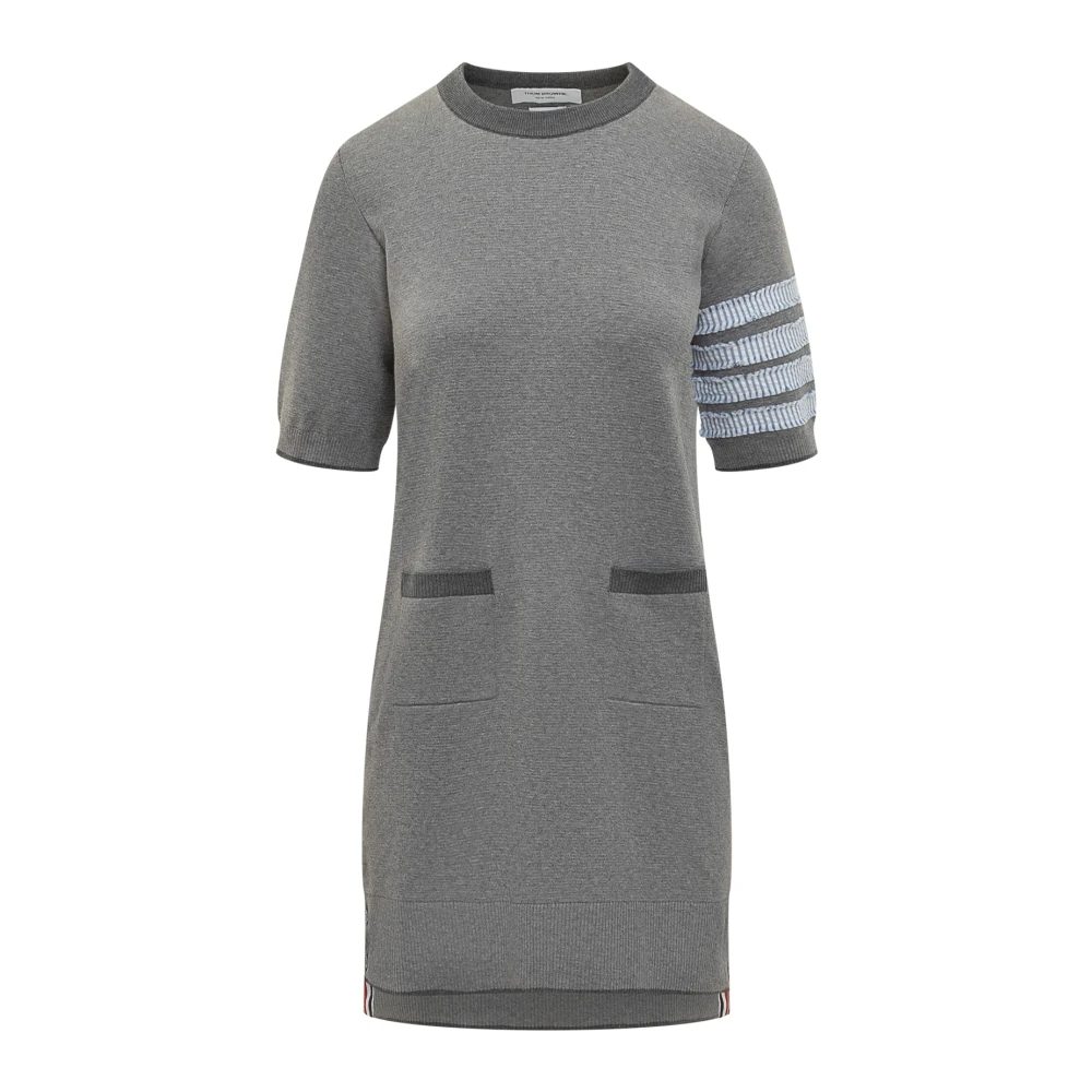 Thom Browne Knitted Dresses Gray Dames