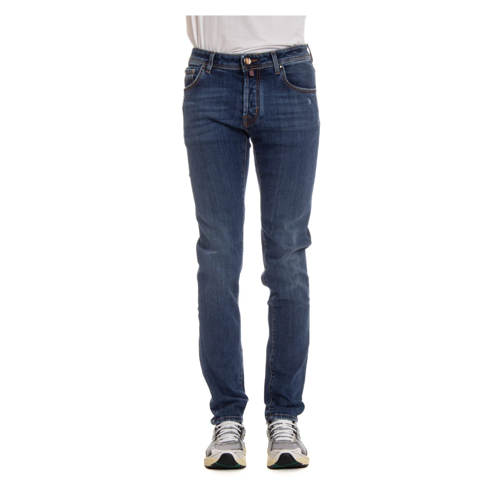 Jacob Cohën Luxe Denim Jeans Nick Fit Blue Heren