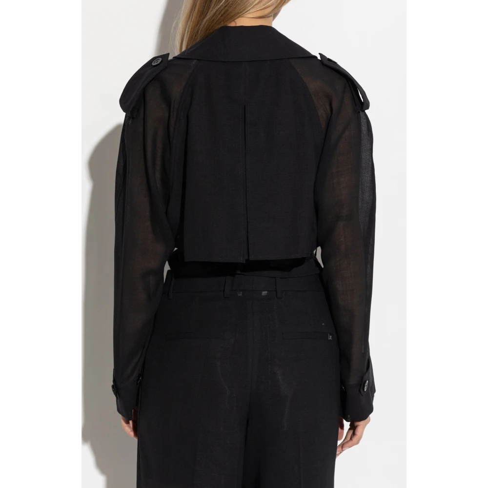 Helmut Lang Lichte jas Black Dames