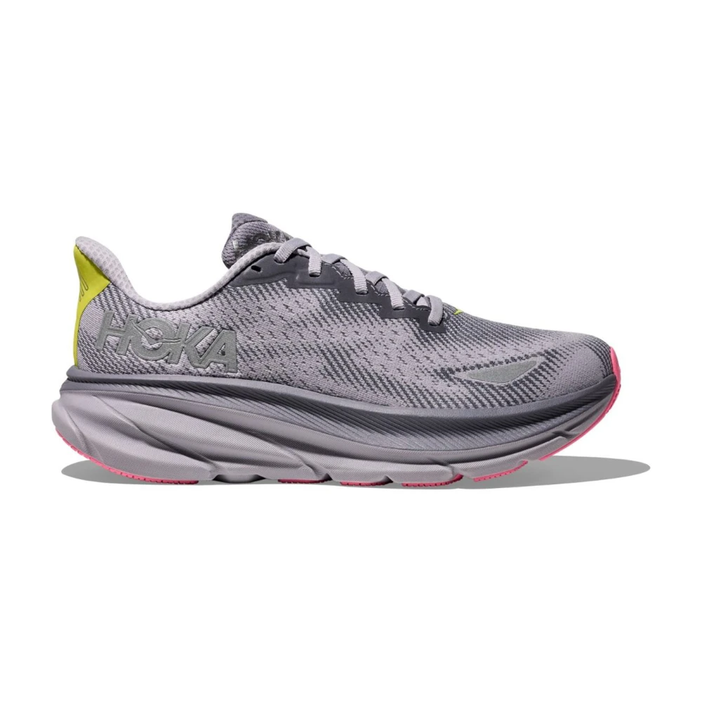 Hoka One One Gray Running Shoes, Male, 9 Uk, Clifton 9 Gtx