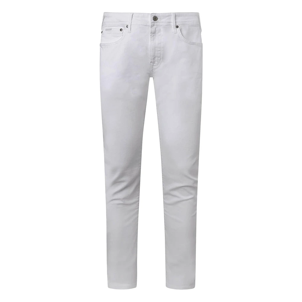 Pepe Jeans Witte Slim Fit Vaquero White Heren