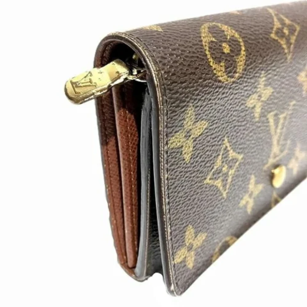 Louis Vuitton Vintage Pre-owned Canvas wallets Brown Dames