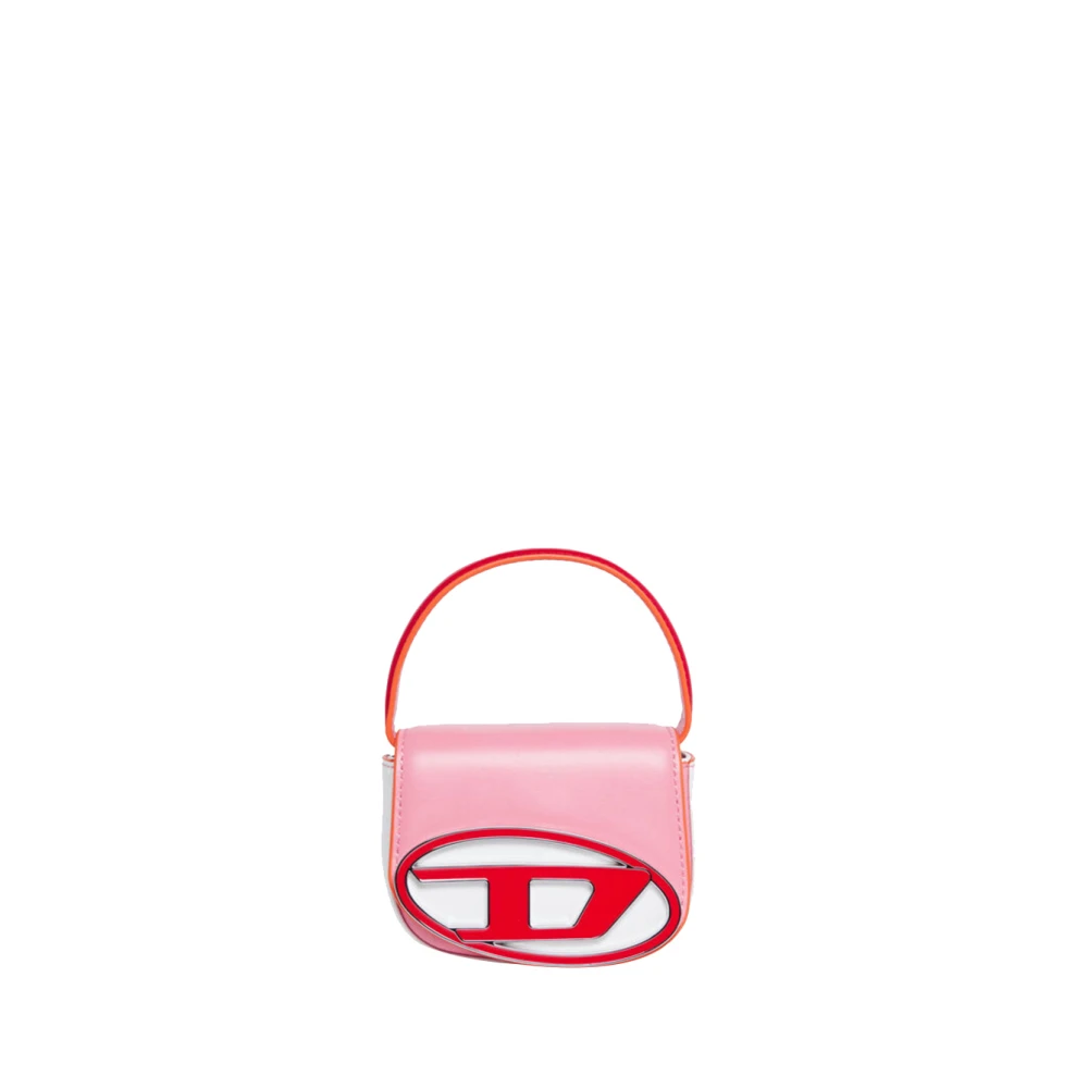 Diesel Roze Handtas met Gouden Details Pink Dames