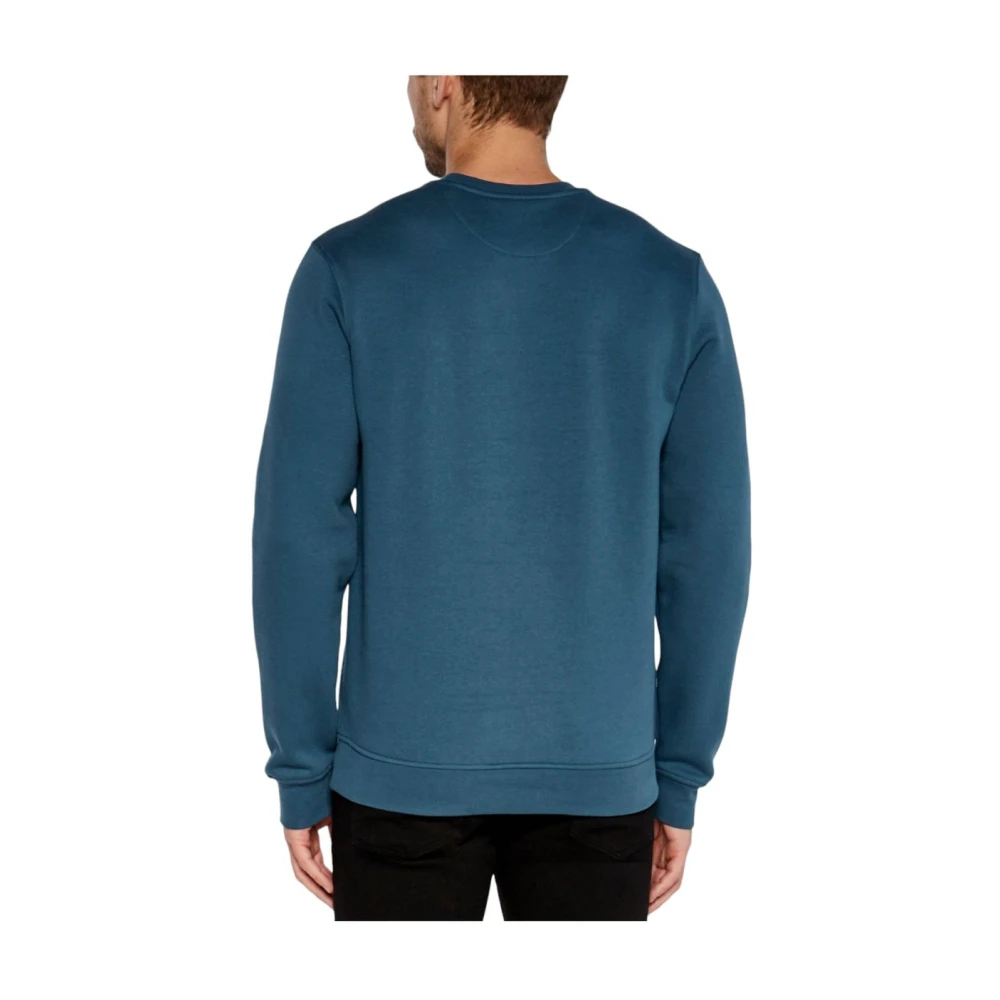 Guess Sweatshirt met ronde hals Blue Heren