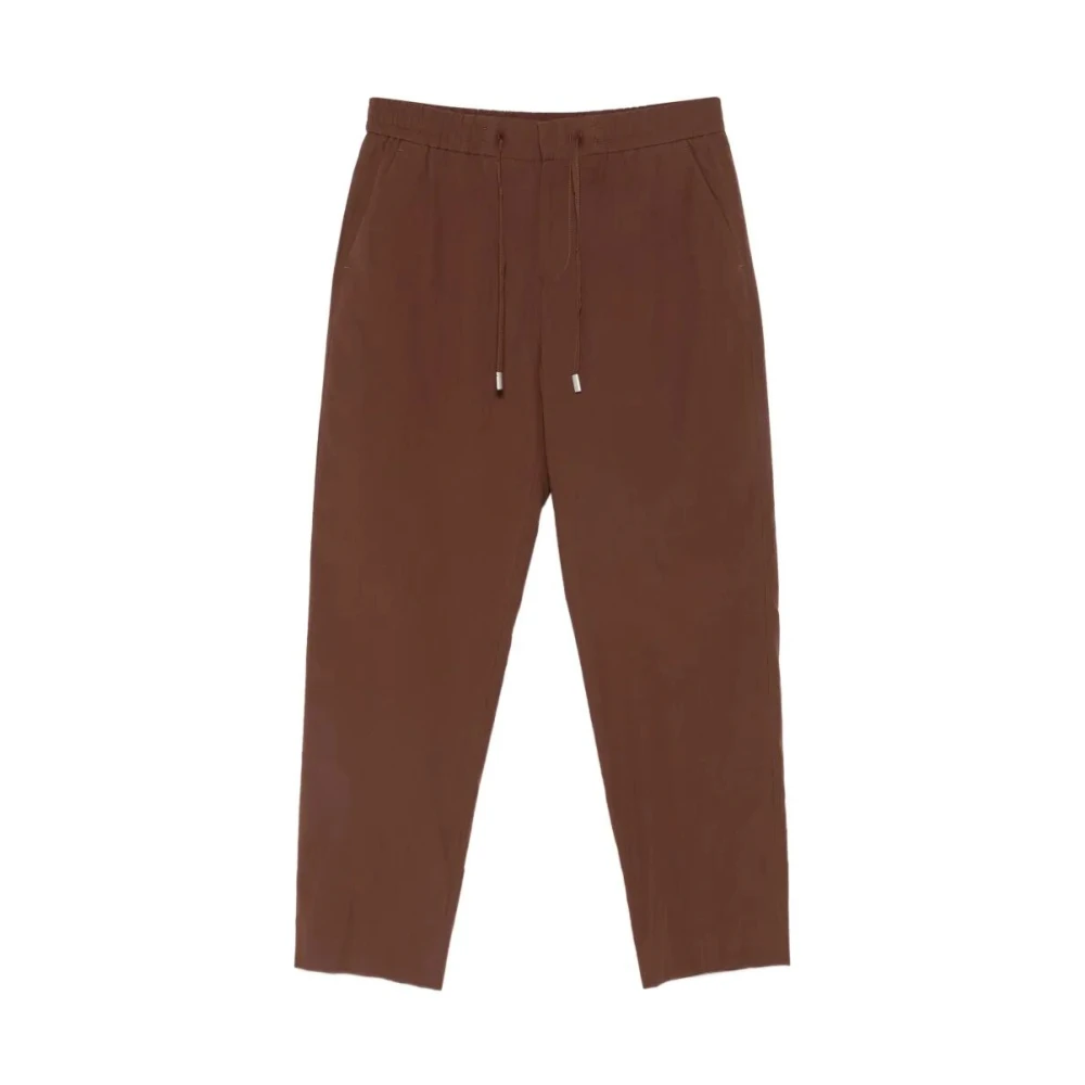 Pt Torino Women's Brown Straight Trousers, L, Erika Trousers