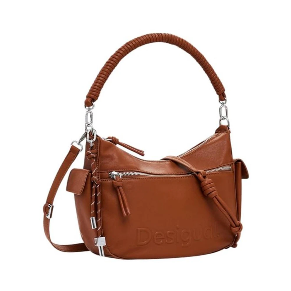 Desigual Middelgrote Dames Handtas Collectie Brown Dames