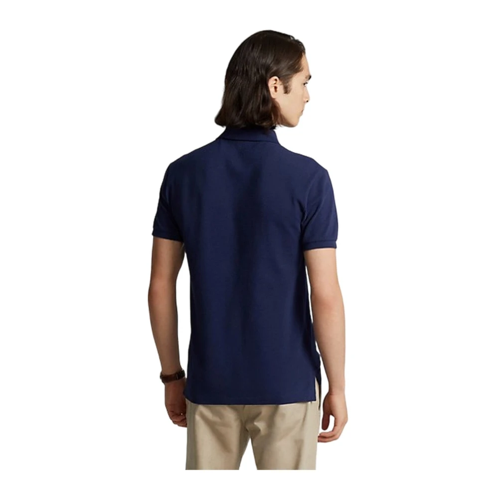 Ralph Lauren Slim Fit Polo Shirt Blue Heren