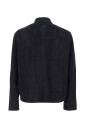 veste-en-daim-bleu-avec-col-haut