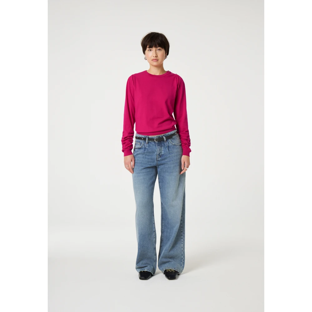 Fabienne Chapot Molly Scrunch Pullover Pink Dames