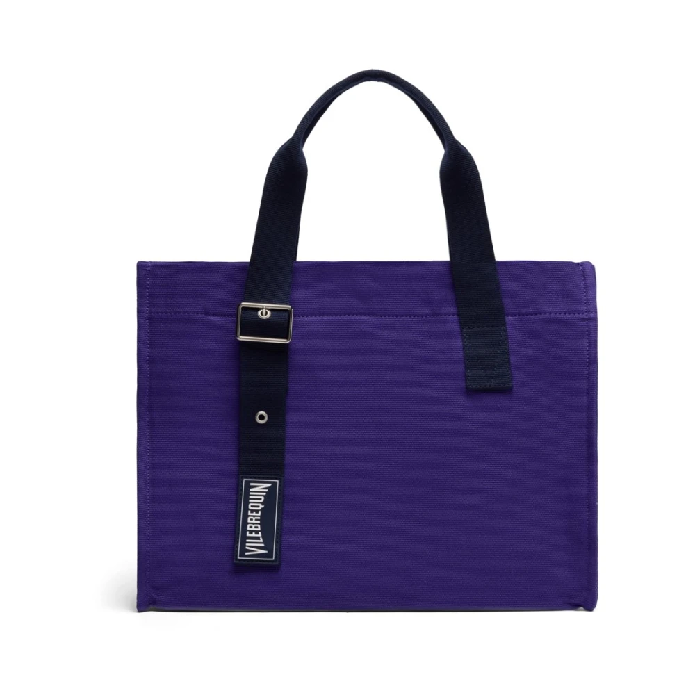 Vilebrequin Donna Viola - Small Cotton Beach Bag - Bags - One Size