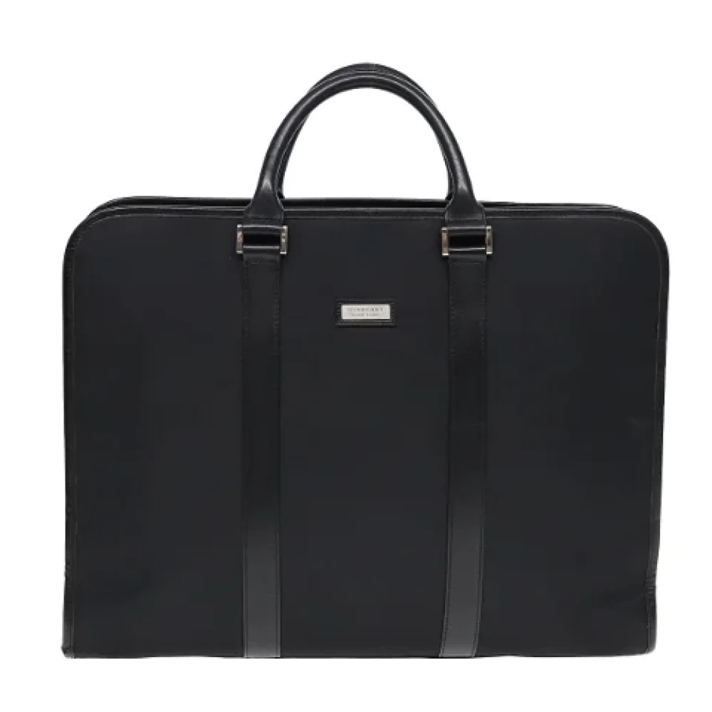 Burberry Vintage Pre-owned Nylon handbags Black Dames