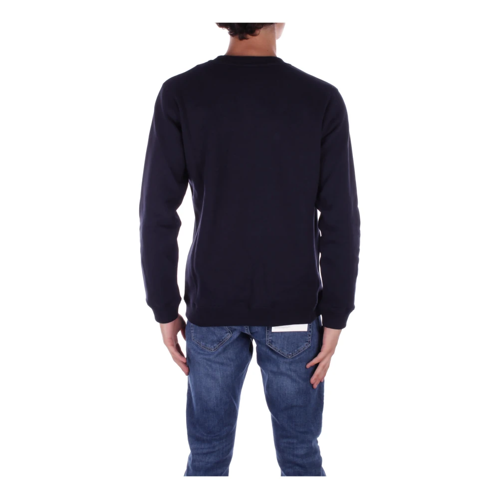 Dondup Blauwe Logo Sweater Blue Heren