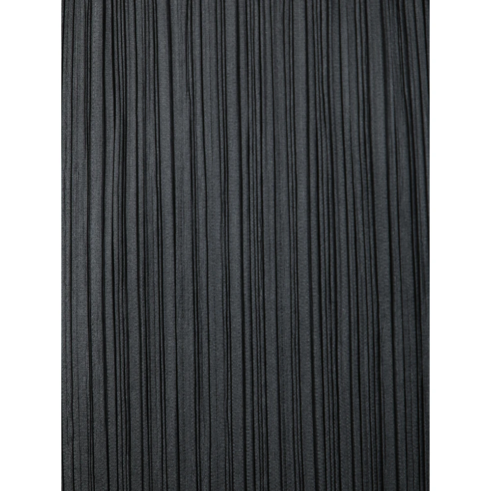 Issey Miyake Zwarte Rok Elegante Stijl Black Dames