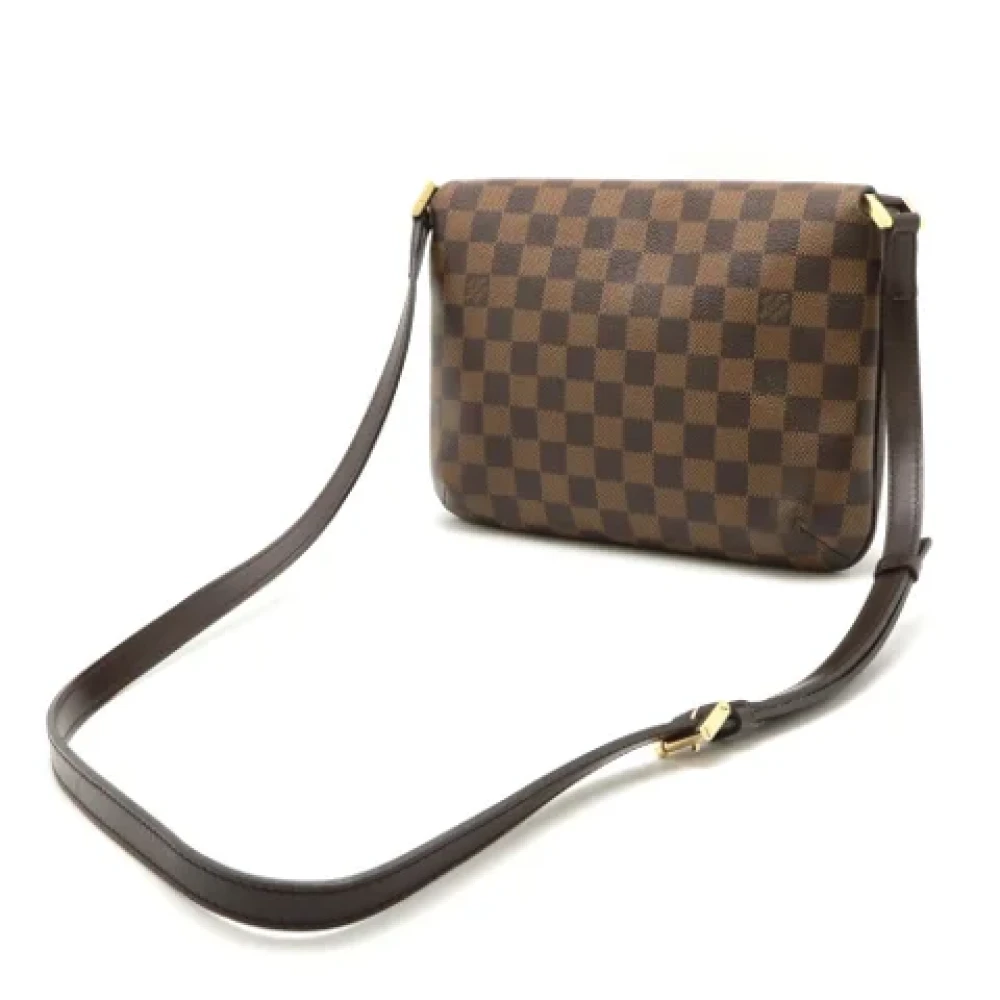 Louis Vuitton Vintage Pre-owned Plastic shoulder-bags Brown Dames
