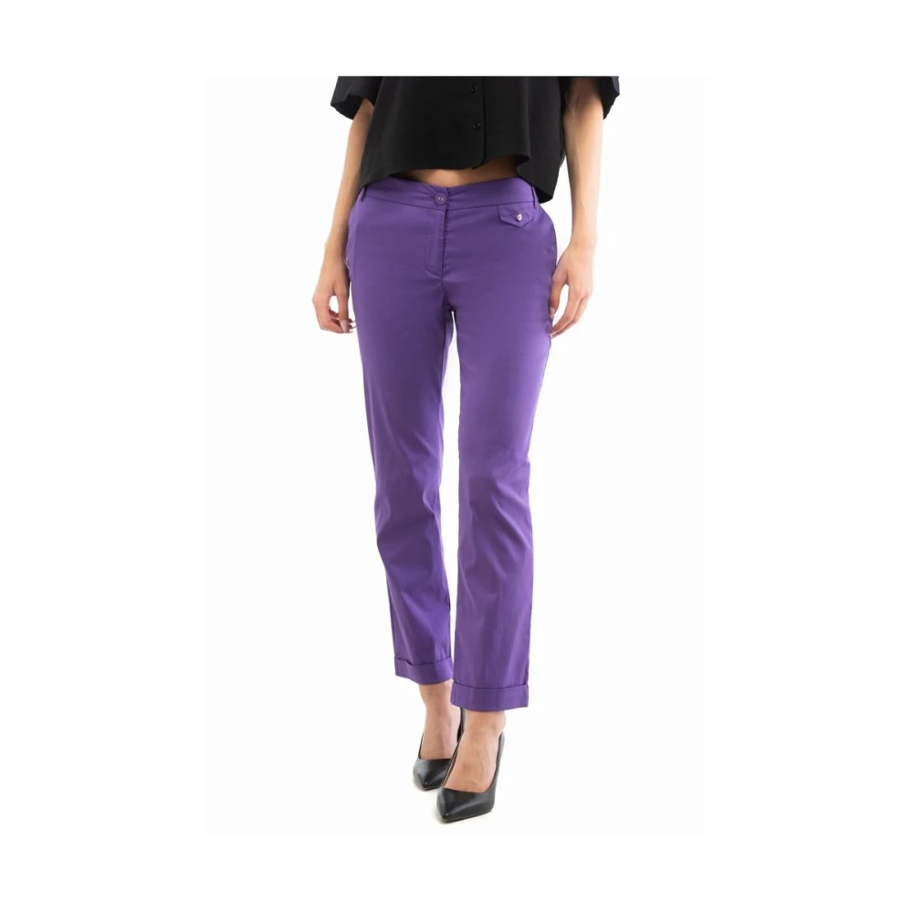 Patrizia Pepe Damen Violett Trousers