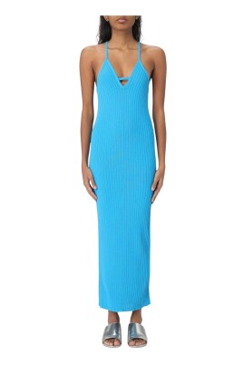 turquoise-ribbed-knit-maxi-dress