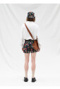 tulip-pattern-high-waisted-flower-shorts