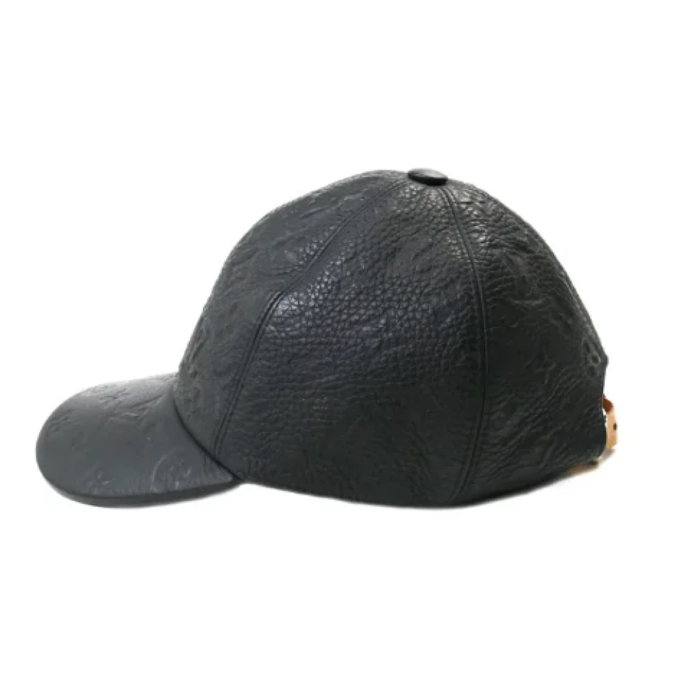 Louis Vuitton Vintage Pre-owned Fabric hats Black Dames