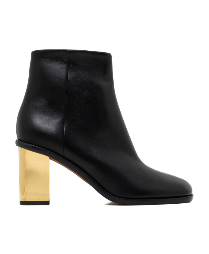 black-leather-ankle-boots-with-golden-heels