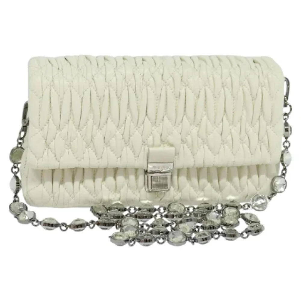 Pre-owned > Pre-owned Bags > Pre-owned Shoulder Bags - - Miu Miu Pre-owned - Modalova