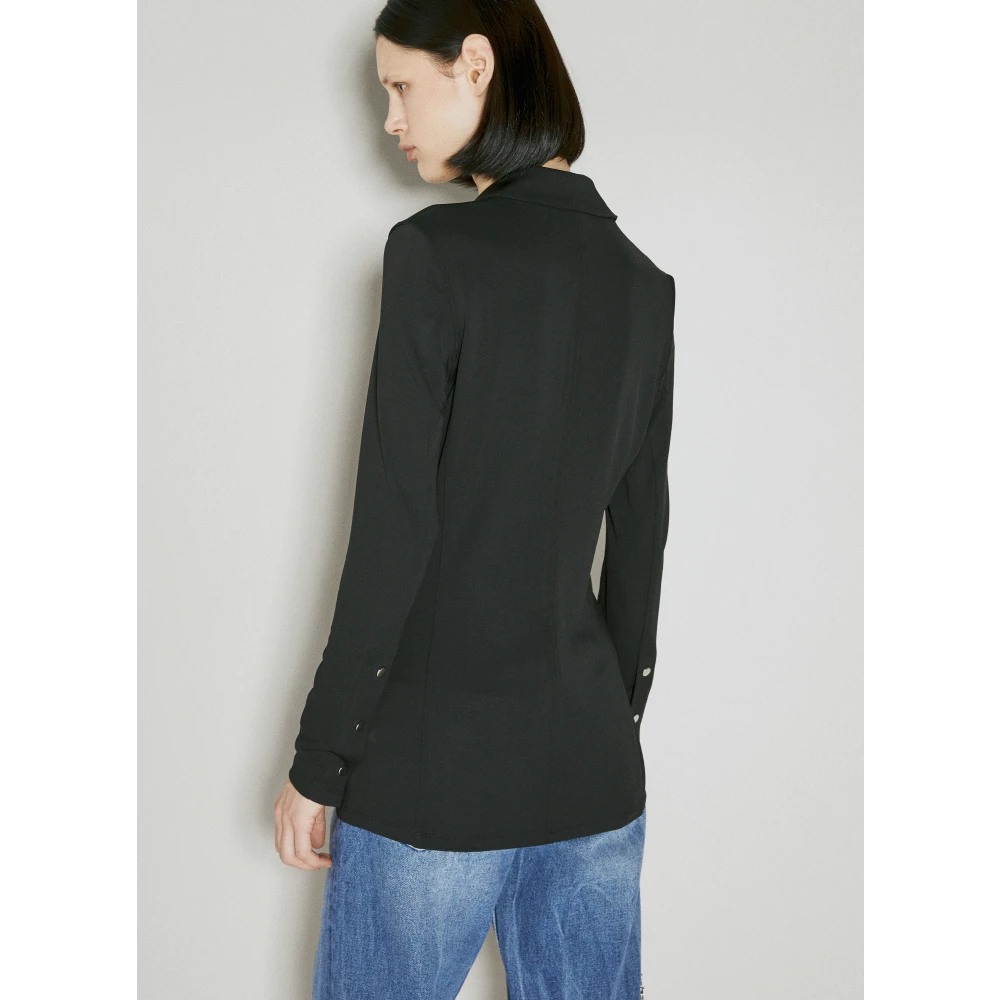 Paco Rabanne Blazer Style Shirt Black Dames
