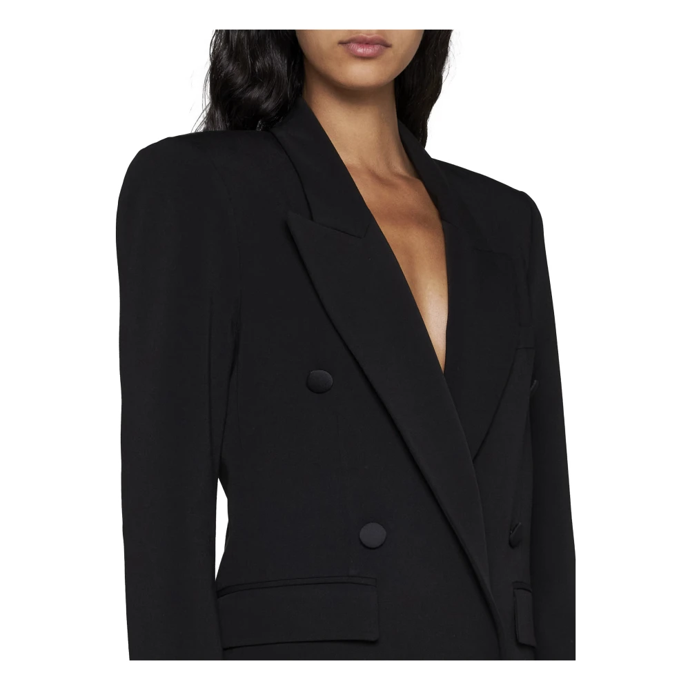 Blanca Vita Dubbelborstige Jassen Black Dames