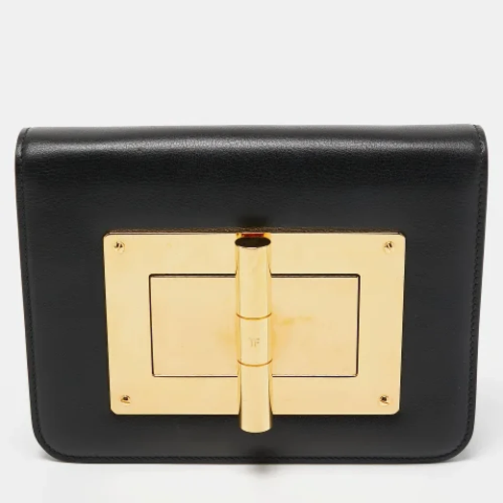 Tom Ford Pre-owned Leather crossbody-bags Black Dames
