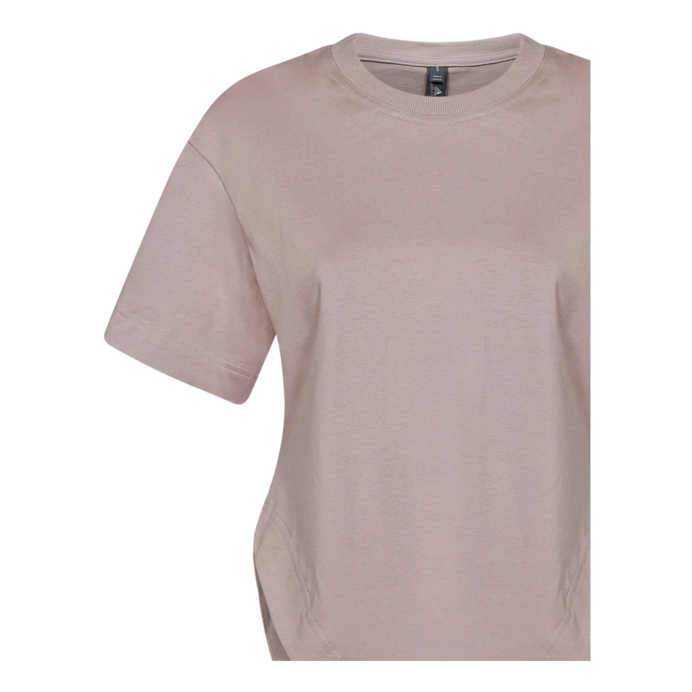 adidas by stella mccartney Roze Biologisch Katoenen T-shirts en Polos Pink Dames