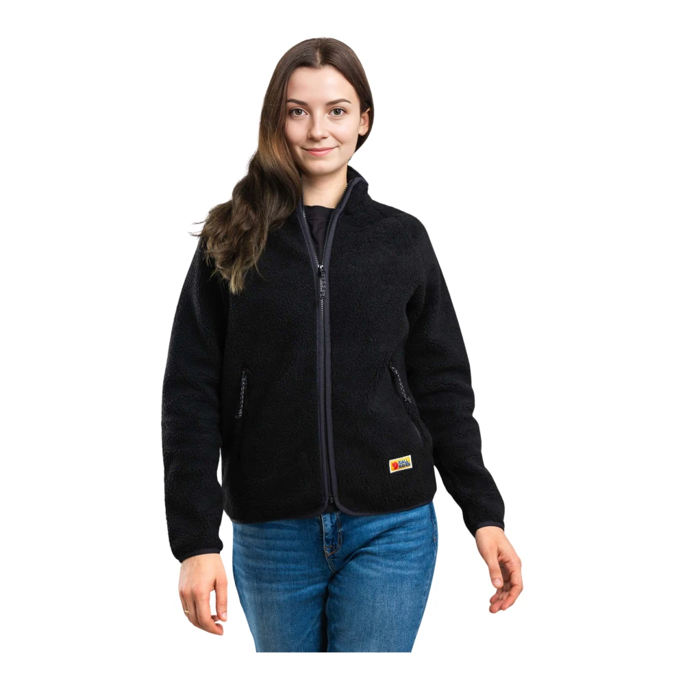 Fjällräven Dames Polarjas Zwart Relaxte Pasvorm Black Dames