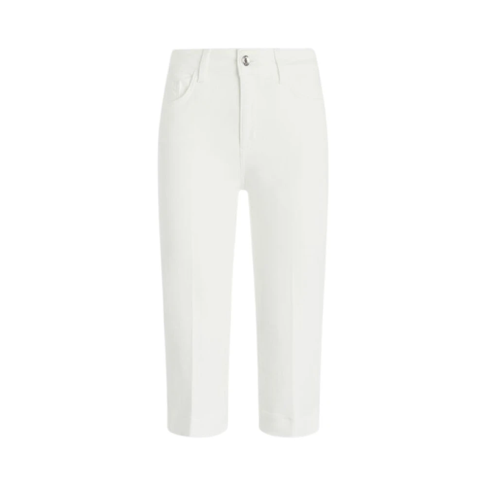 Liu Jo Vrouw Wit Capri Cropped Broek