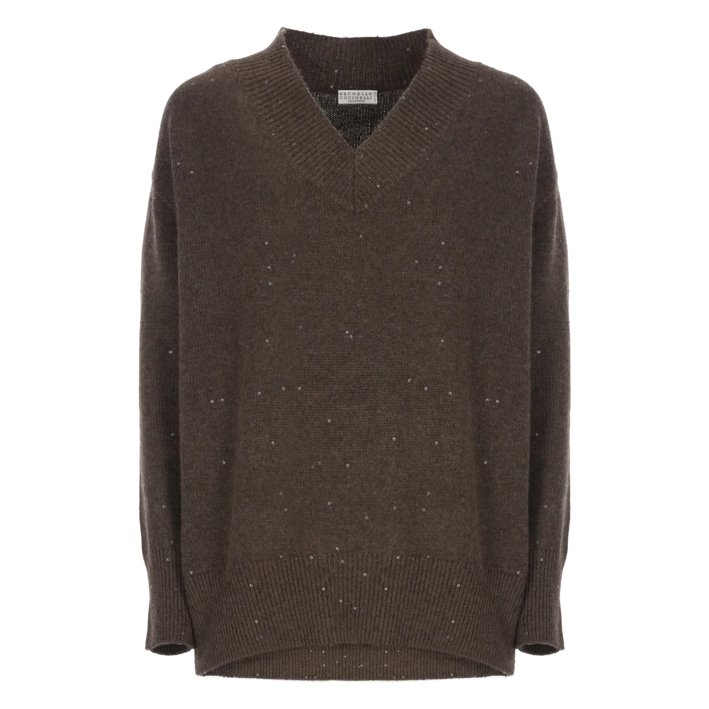 Knitwear > V-neck Knitwear - - Brunello Cucinelli - Modalova