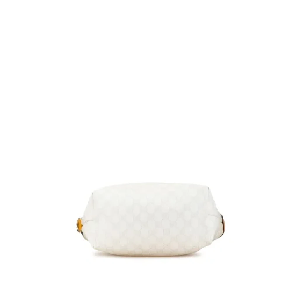 Gucci Vintage Pre-owned Canvas gucci-bags White Dames