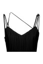 straps-pleated-long-black-dress