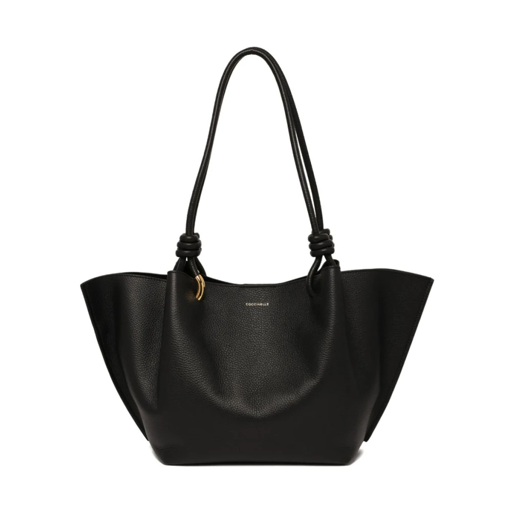 Coccinelle Women's Black Shopping Bags, One Size, Tote Bag