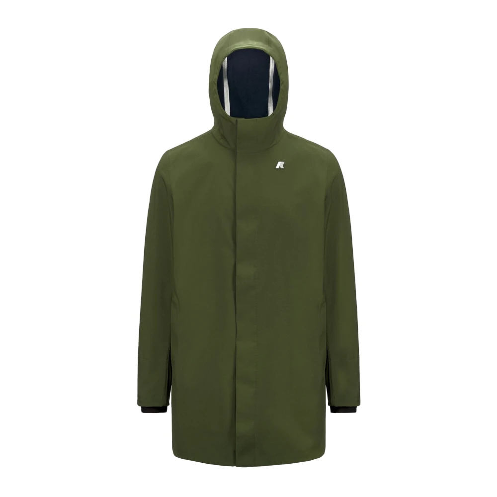 K-Way Green Light Jackets, Male, L, Bonded Marlyn Jacket
