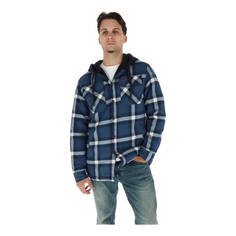 Superdry Bleu Überhemd Borg - Bild 2