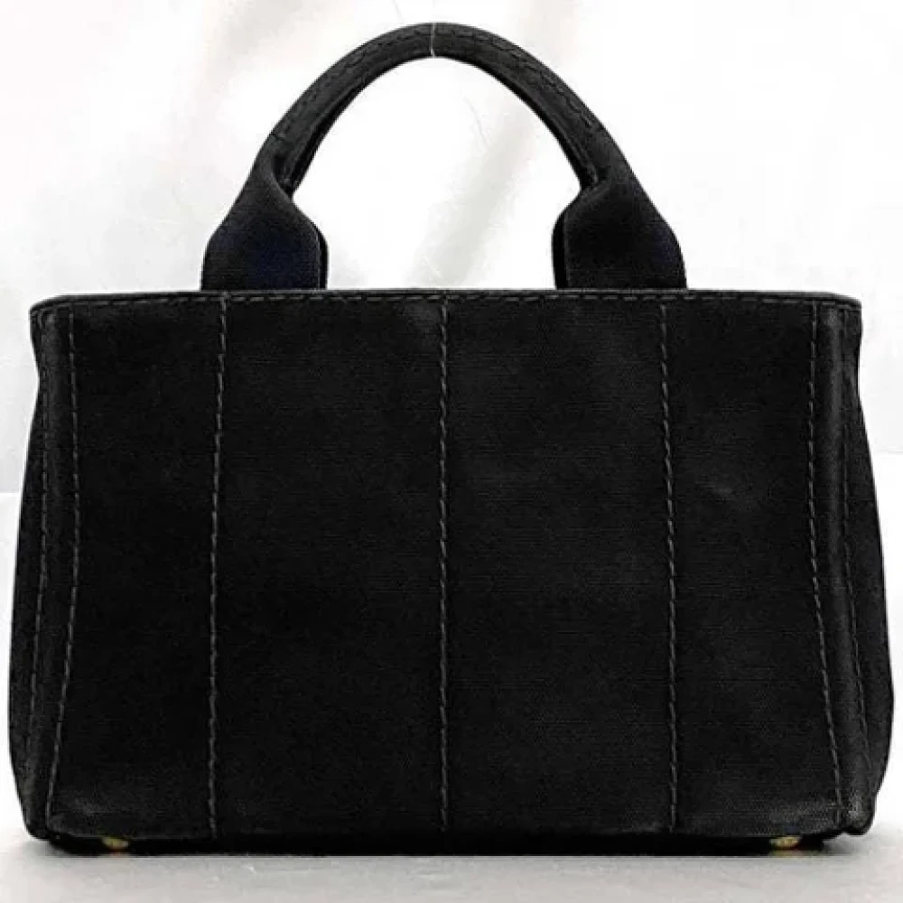 Prada Vintage Pre-owned Fabric prada-bags Black Dames