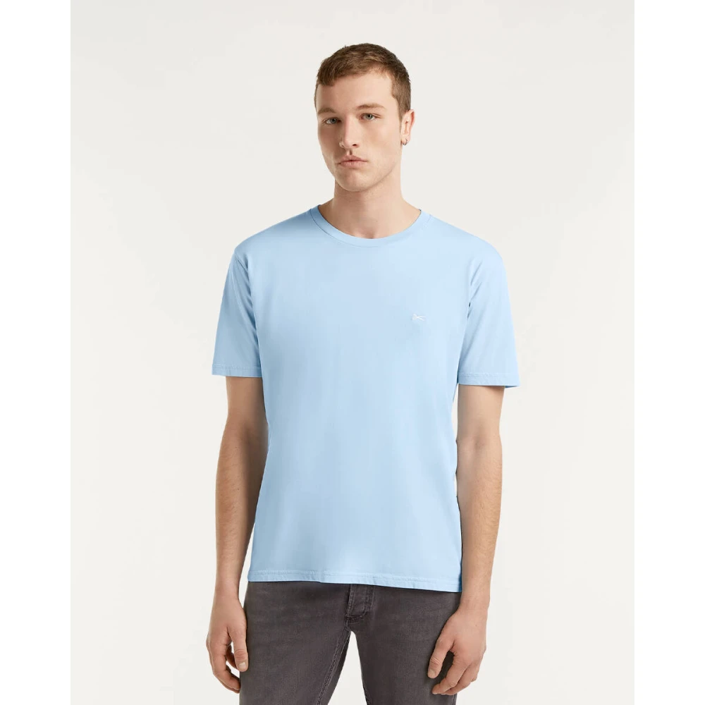 Denham The Jeanmaker Schaar Tee Korte Mouw T-shirt Blue Heren