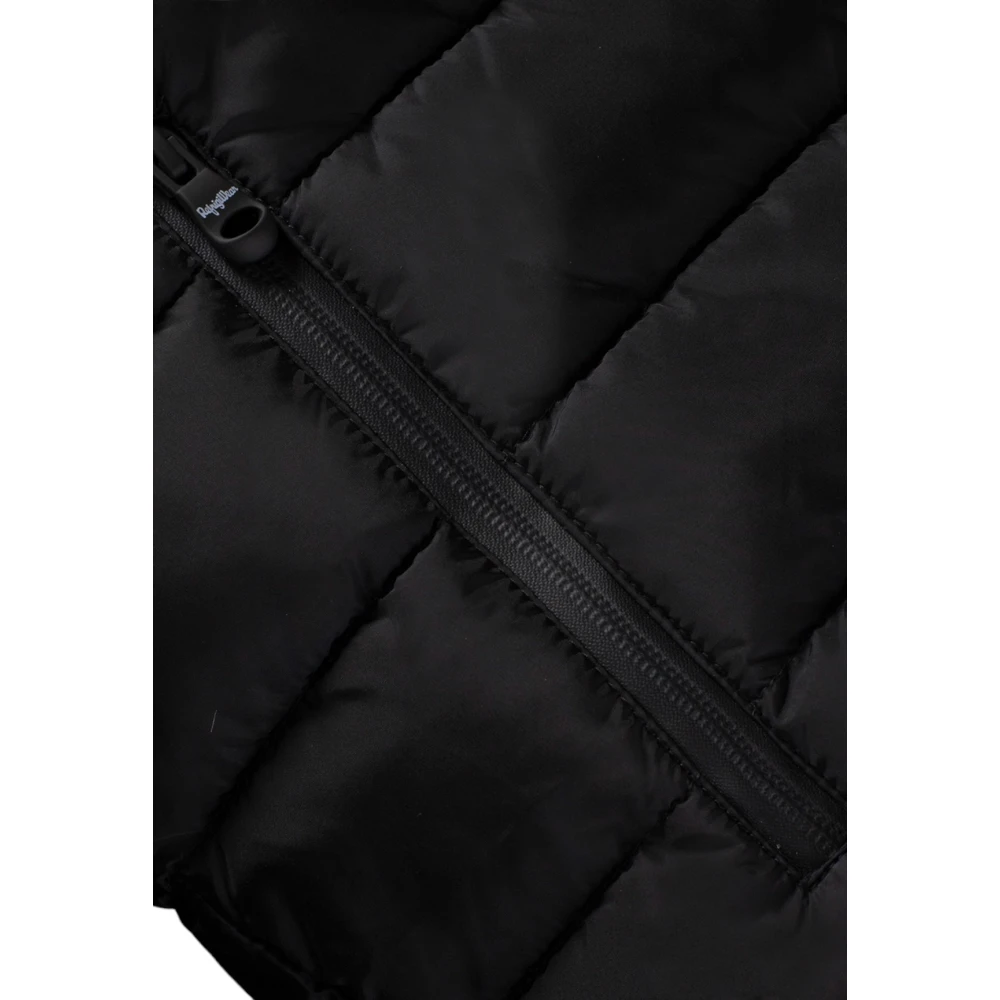 RefrigiWear Zwarte Winterjassen Black Heren