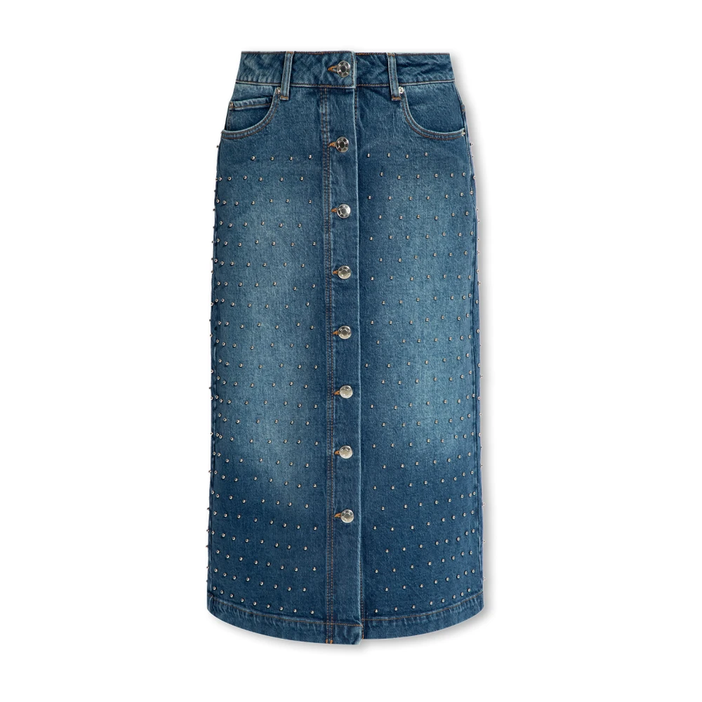 Munthe Lally denim rok Blue Dames