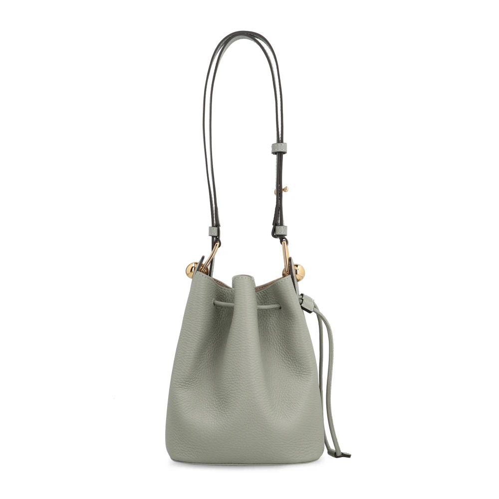 Furla Mini Bucket Tas met Koordsluiting Green Dames